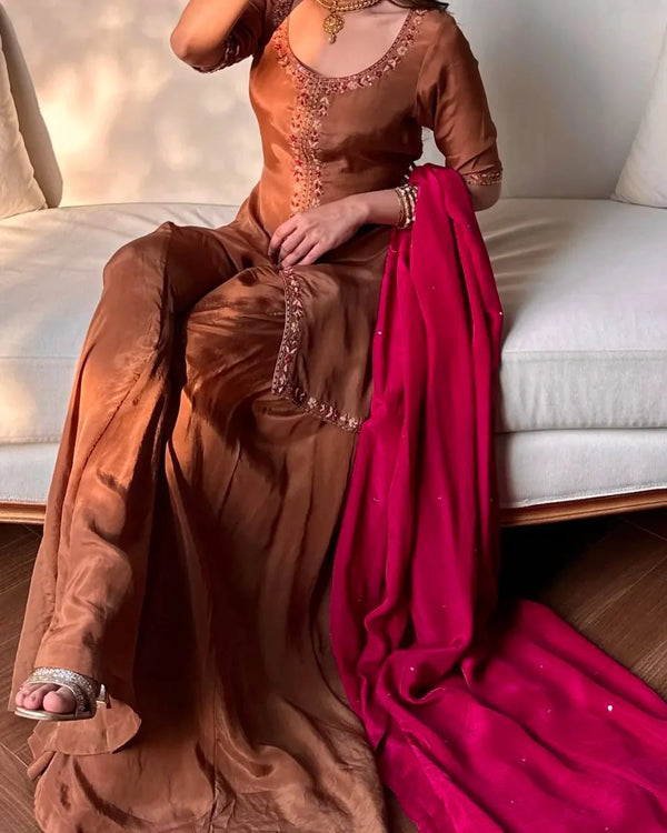 Graceful Outfit for Festive Celebrations