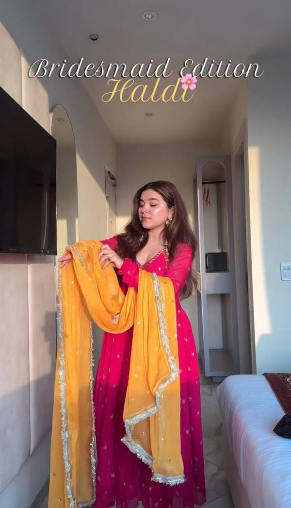 Charming Bridesmaid Haldi Look