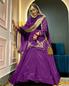 Regal Zari and Stone Embellished Hand work