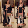 Graceful Black Festive Wear Ensemble
