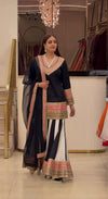 Graceful Black Festive Wear Ensemble