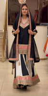 Graceful Black Festive Wear Ensemble