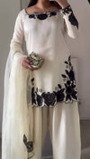 Chic Black and White Ethnic Wear Delight