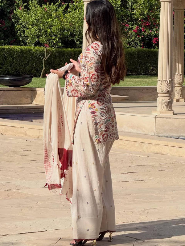 Designer Floral Festive Wear Suit Set