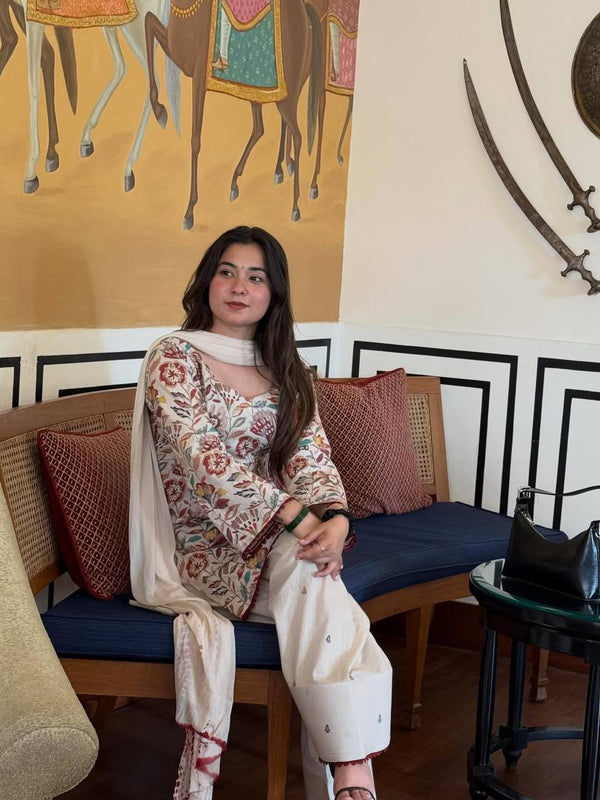 Designer Floral Festive Wear Suit Set