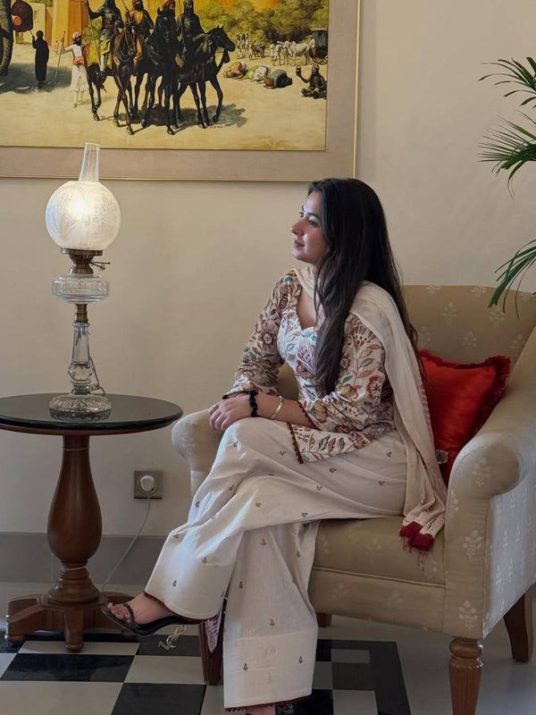 Designer Floral Festive Wear Suit Set