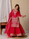 Empowering Elegance in Bold Red Attire