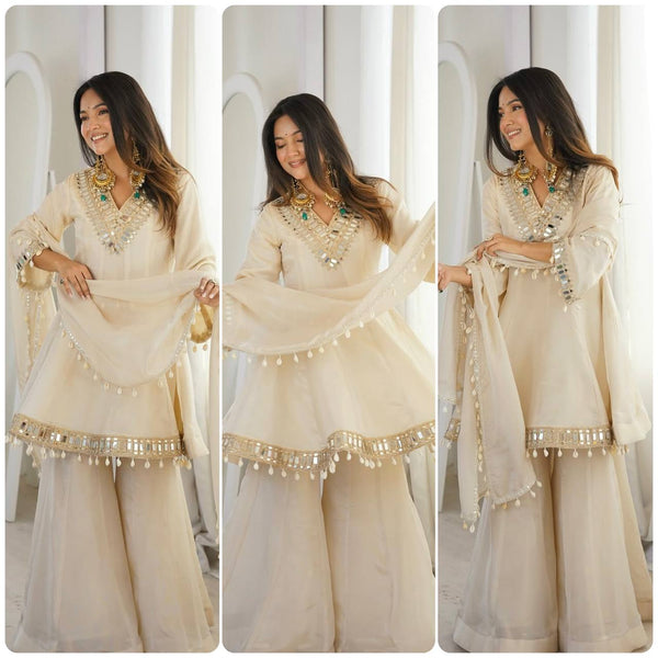 Elegance in White: A Timeless Pose