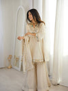 Elegance in White: A Timeless Pose