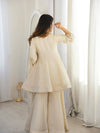 Elegance in White: A Timeless Pose