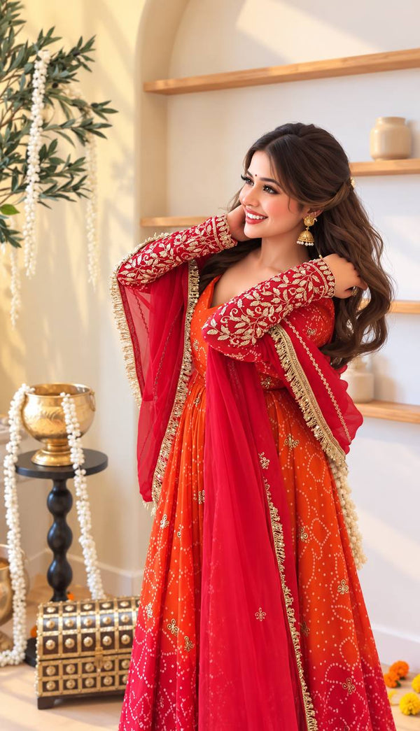 Radiant Beauty in Rich Cultural Colors