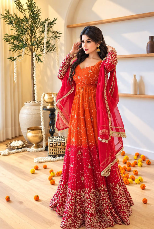 Radiant Beauty in Rich Cultural Colors