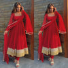 Glamorous Red Ensemble for Festive Occasions