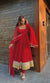 Glamorous Red Ensemble for Festive Occasions