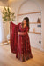 Luxurious Maroon Embroidered Anarkali Design