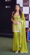Vibrant Elegance: Green Glamour Unveiled