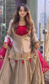 Fashion Forward Woman in Vibrant Dress