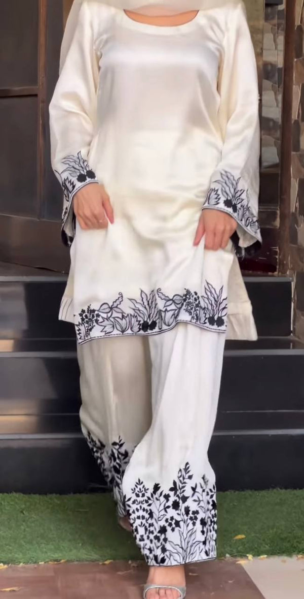 Elegance in Ethereal White Attire
