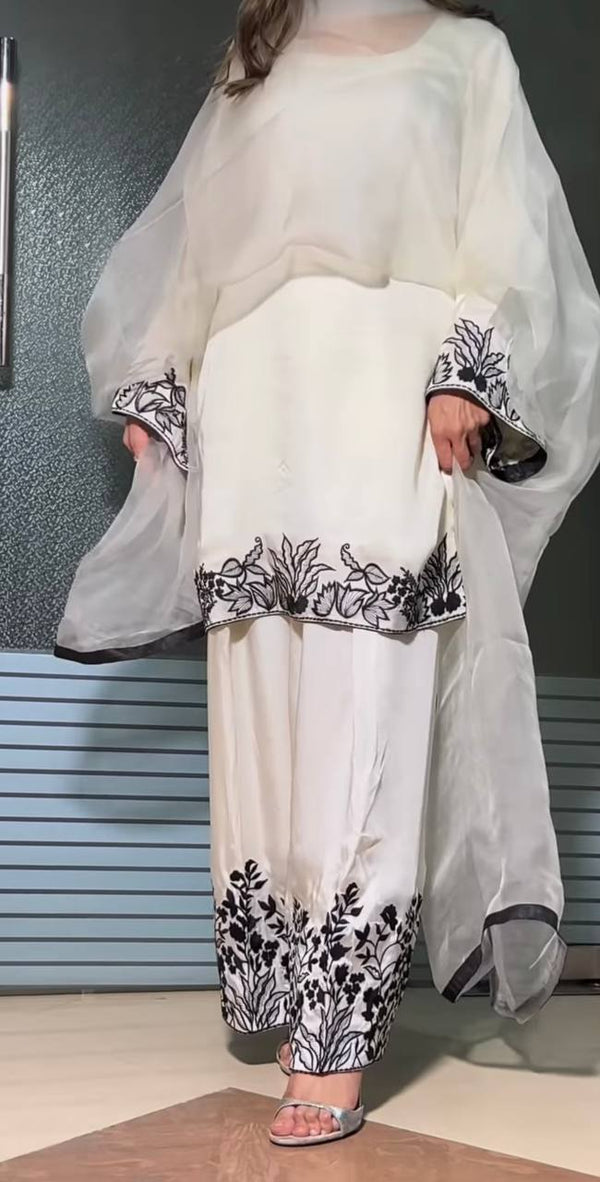 Elegance in Ethereal White Attire