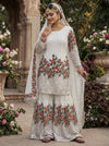 Radiant Rose Embroidered Ethnic Ensemble