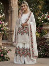 Radiant Rose Embroidered Ethnic Ensemble