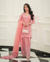 Pink Elegance A Dual Portrait Experience