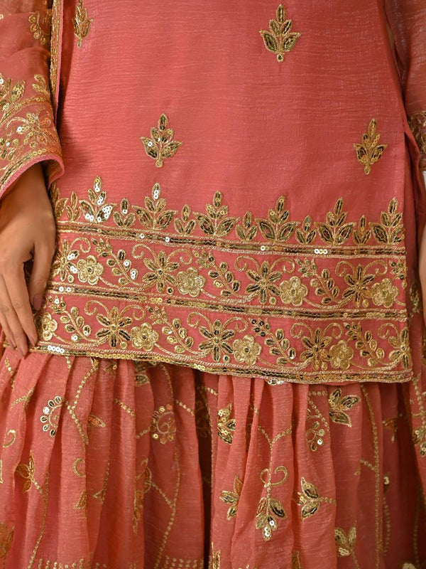 Elegant Blush Ensemble for Special Occasions