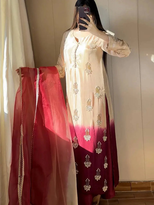 Radiant Silk Dress with Grace