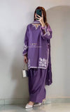 Elegance in Purple: A Stylish Ensemble