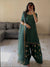 Elegant Green Festive Wear Suit Set