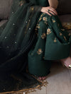 Elegant Green Festive Wear Suit Set