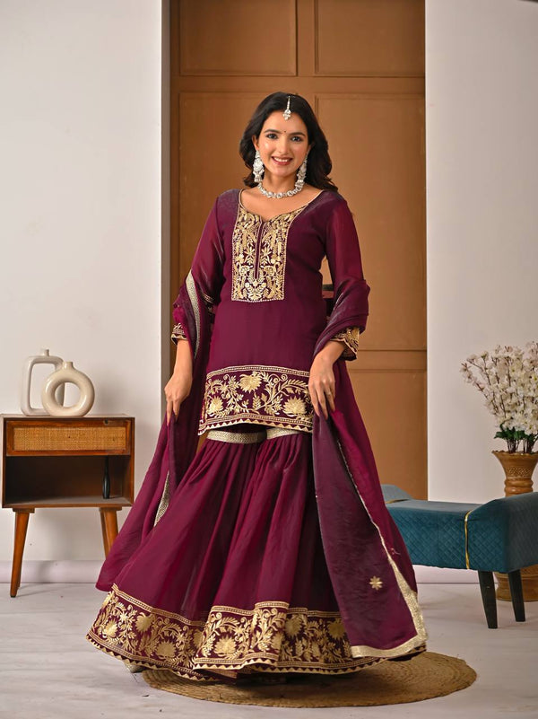 Graceful Allure: Maroon Attire for Women