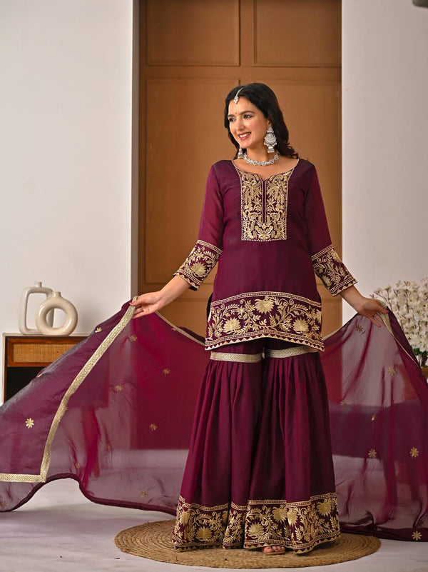 Graceful Allure: Maroon Attire for Women