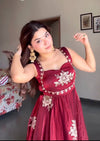Graceful Glamour: Embroidered Ethnic Attire