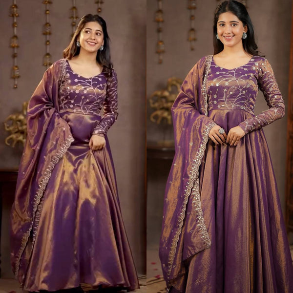 Elegance in Purple: A Regal Ensemble