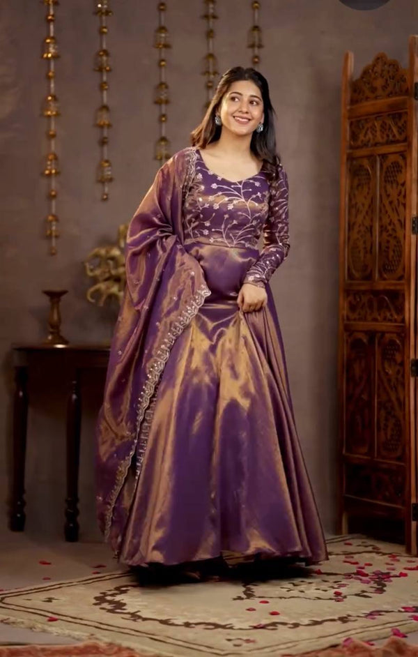 Elegance in Purple: A Regal Ensemble