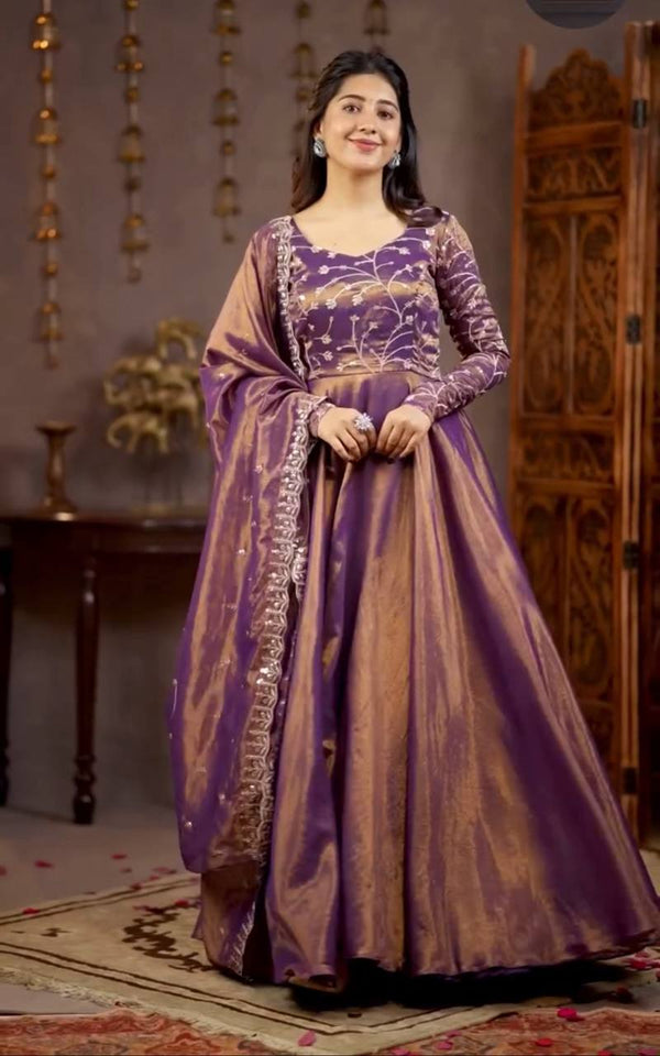 Elegance in Purple: A Regal Ensemble