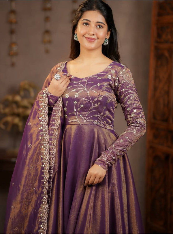Elegance in Purple: A Regal Ensemble