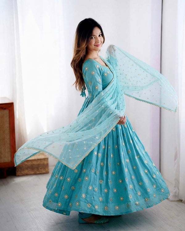 Whispers of Elegance in Blue