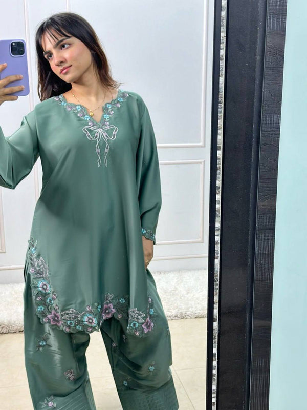 Elegant Ethnic Ensemble for Celebrations