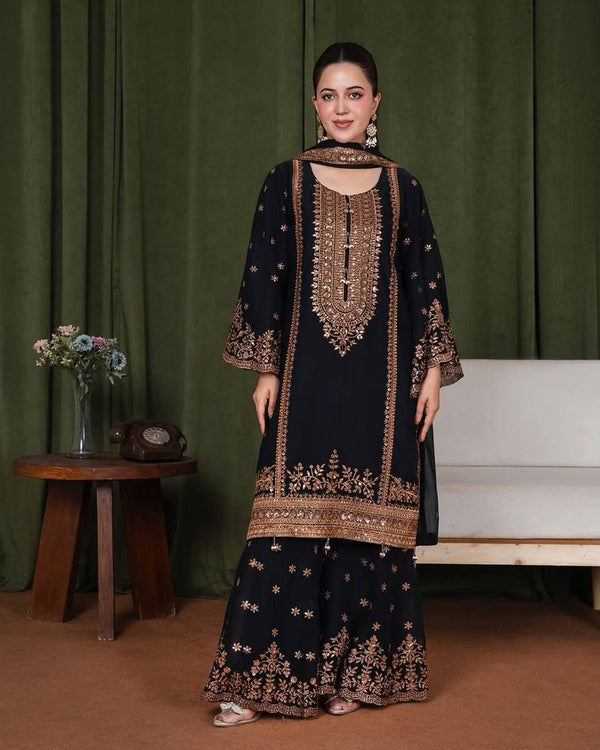 Radiant Reflections: Stylish Cultural Outfit