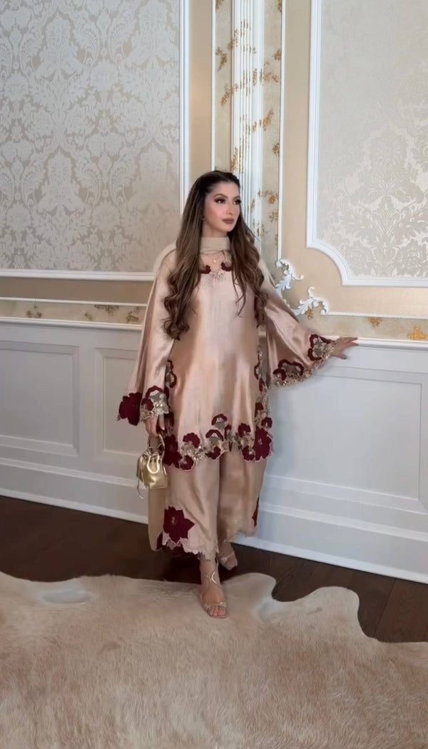 Elegant Blossom Silk Ensemble for Every Occasion