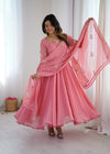 Designer Floor Length Anarkali Festive Wear Set