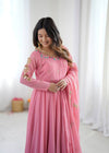 Designer Floor Length Anarkali Festive Wear Set