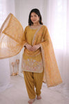 Elegant Grace in Yellow Hues