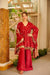 Radiant Elegance in Red and Gold