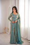 Chic and Graceful Three-Tone Ethnic Set
