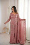 Chic and Graceful Three-Tone Ethnic Set