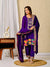 Elegance in Purple: A Cultural Embrace