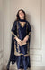 Midnight Blue Zari Bids Hand Work Full Hand Work Suit Set